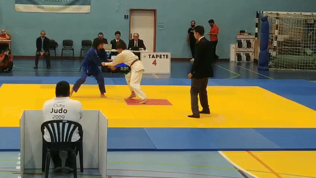 Segundo momento de vitória de um judoca do Clube de Judo 2009